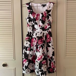 White House Black Market Pink Floral dress